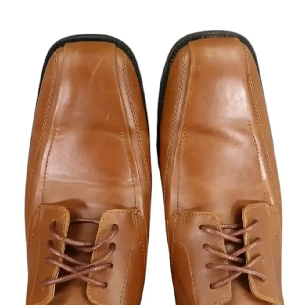 J.Ferrar Shoes Mens 9 Oxford Derby Dress Formal Classic Bike Toe Professional